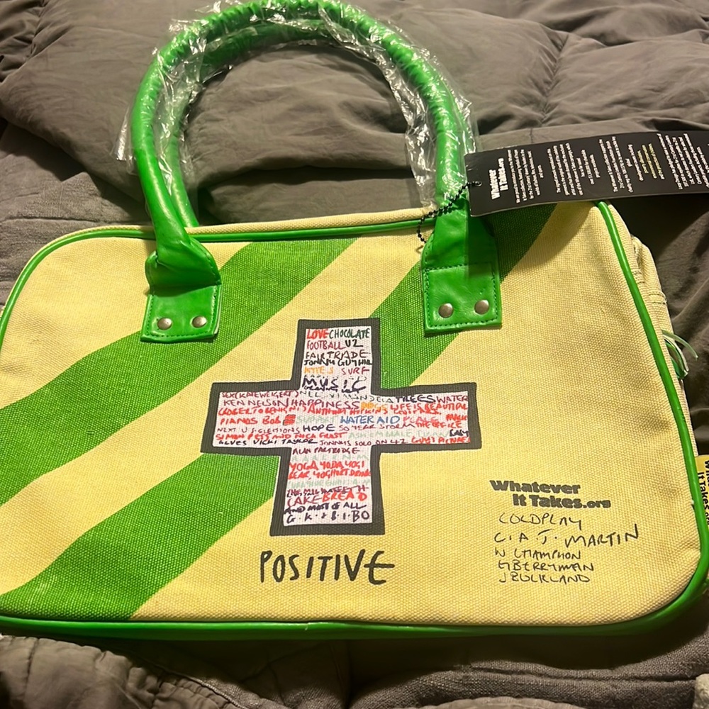 Whatever it takes coldplay purse